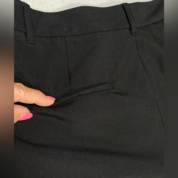 Banana Republic Sculpted Stretch Black Dressy Culottes Pants Size 10 #1170 - Picture 8 of 13